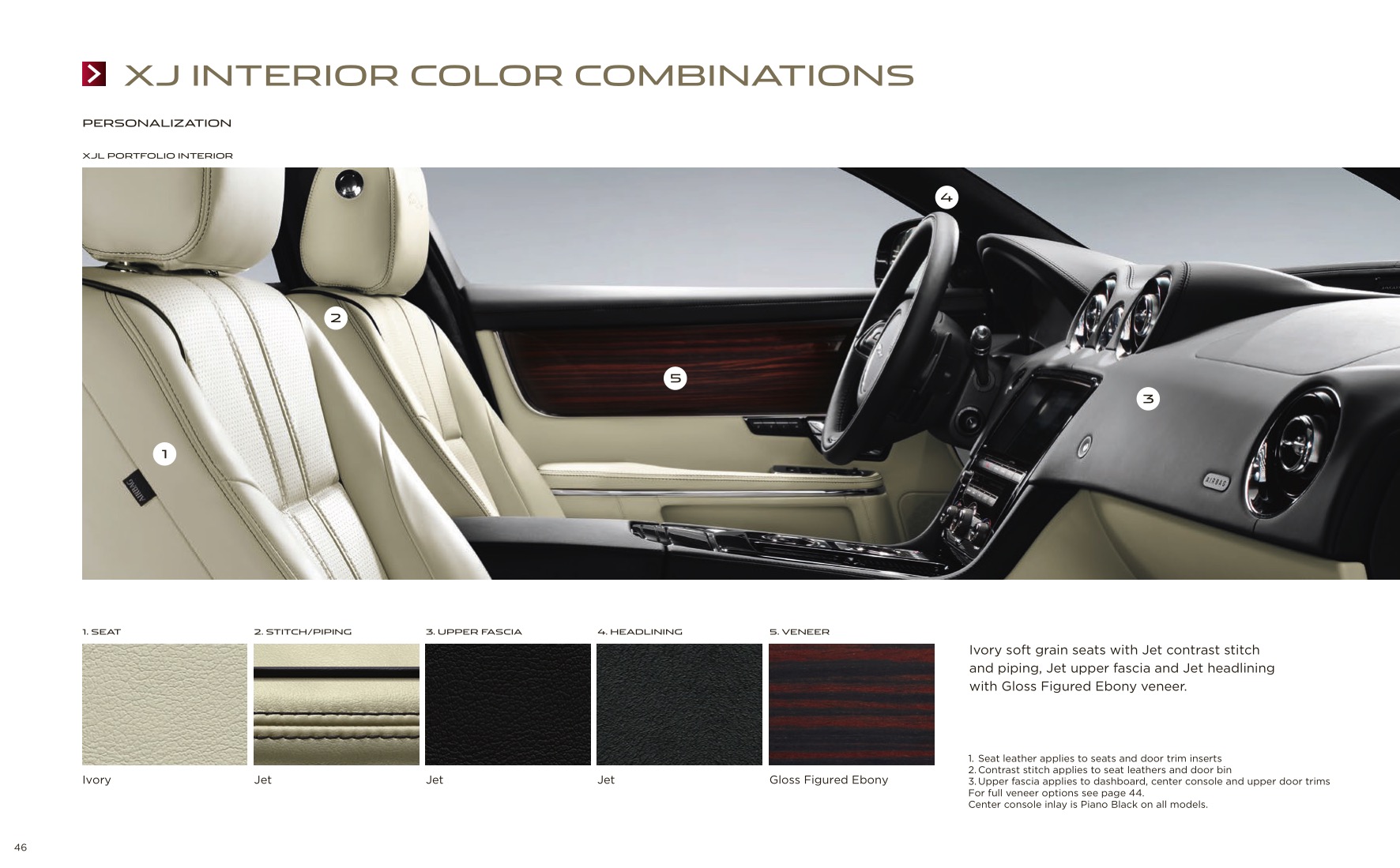 2014 Jaguar XJ Brochure Page 3
